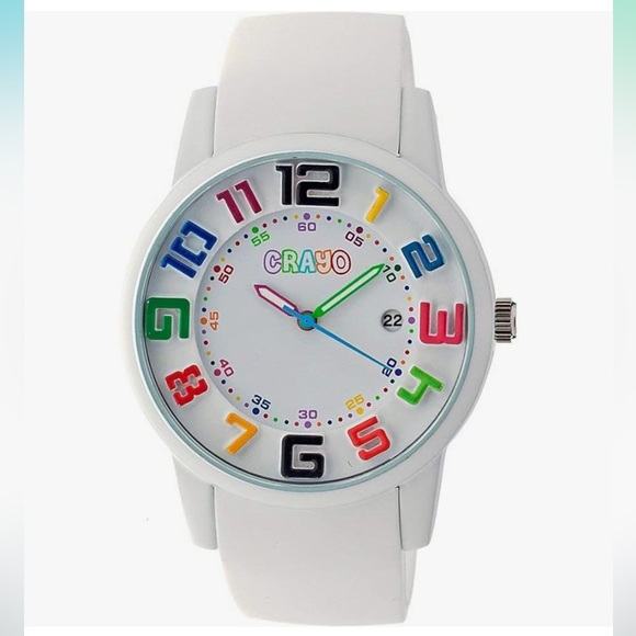 crayo Accessories - Crayo Women's CR2001 Festival White Silicone Watch